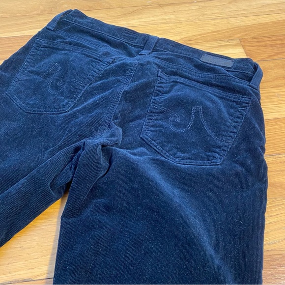 AG dark blue The Stilt Cigarette corduroy skinny jeans size 27R - Picture 6 of 6